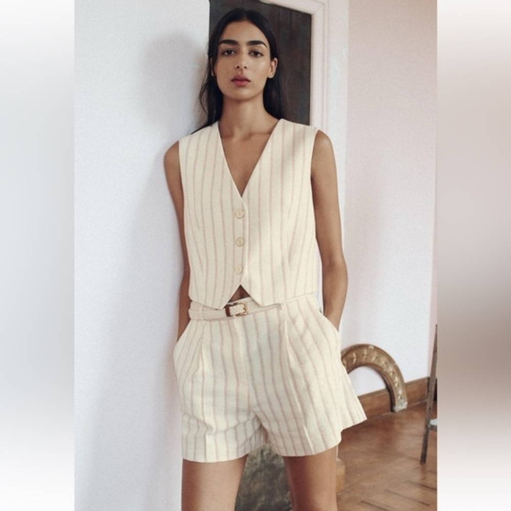 Zara STRIPED Vest